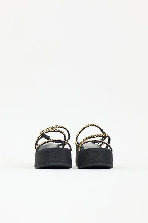 Larroude Rafia Gio Milanina Sandal