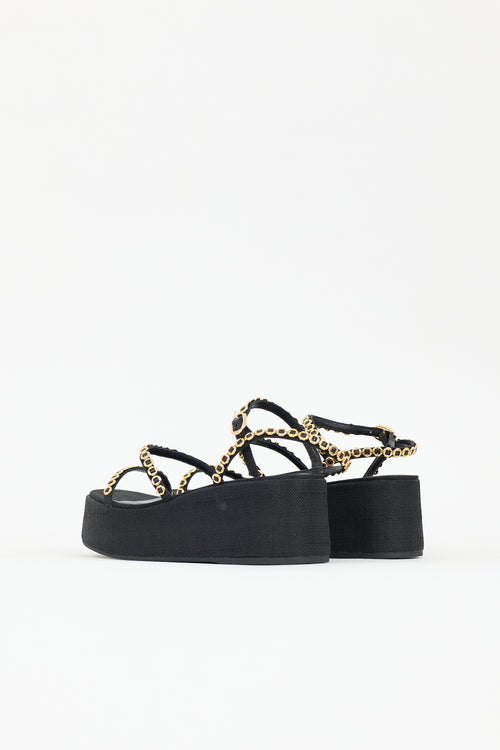 Larroude Rafia Gio Milanina Sandal