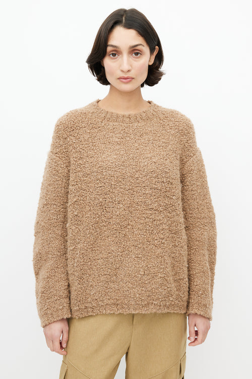 Lauren Manoogian Brown Wool Knit Sweater