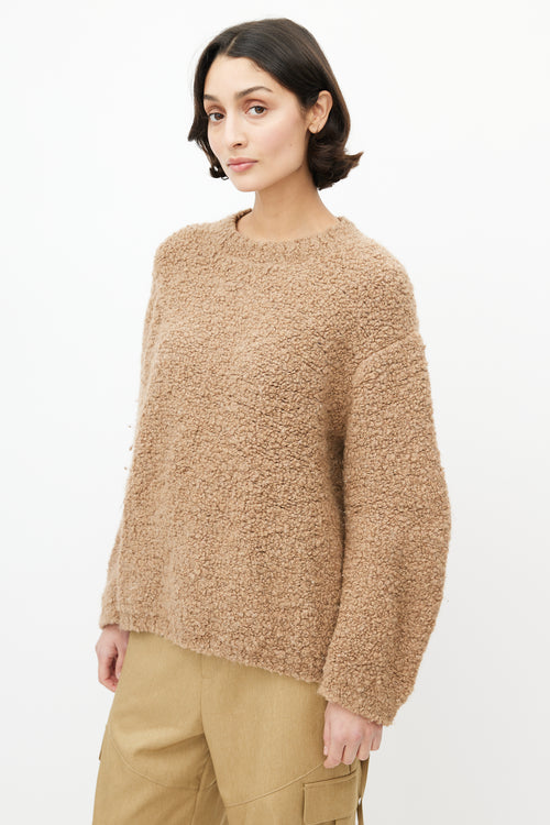 Lauren Manoogian Brown Wool Knit Sweater