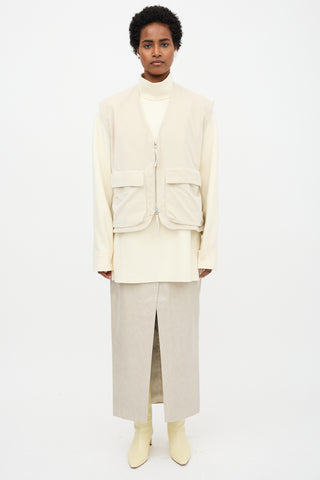 Lauren Manoogian Velour Utility Vest