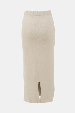 Lauren Manoogian Wool Midi Skirt