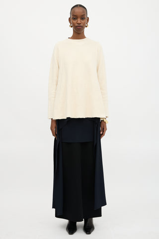 Lauren Manoogian Boucle Flare Sweater