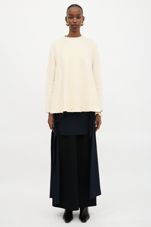 Lauren Manoogian Boucle Flare Sweater