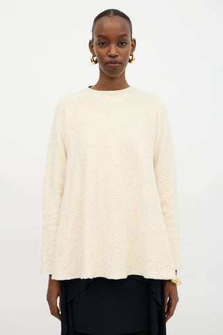 Lauren Manoogian Boucle Flare Sweater