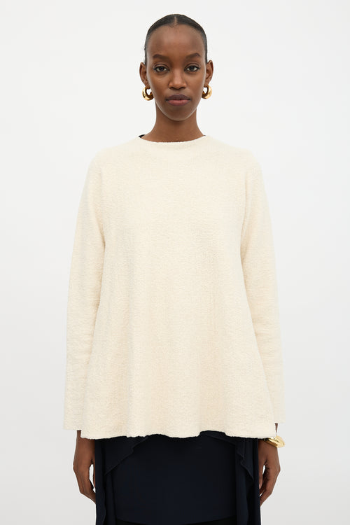 Lauren Manoogian Boucle Flare Sweater