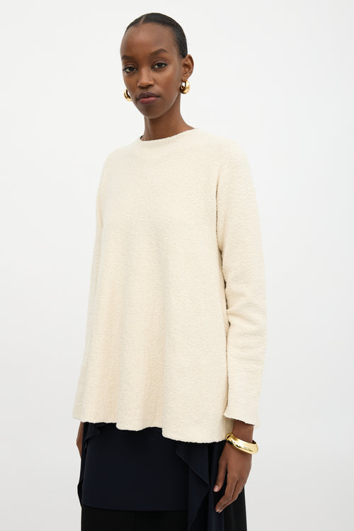 Lauren Manoogian Boucle Flare Sweater
