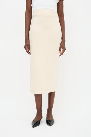 Lauren Manoogian Cotton & Wool Tube Skirt