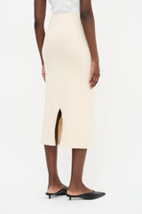 Lauren Manoogian Cotton & Wool Tube Skirt