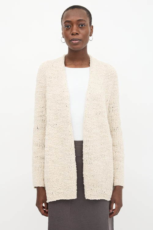 Lauren Manoogian Crochet Marl Cardigan