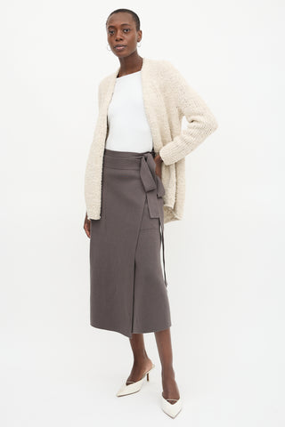 Lauren Manoogian Double Knit Wrap Skirt