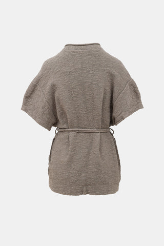 Lauren Manoogian Open Belted Cardigan