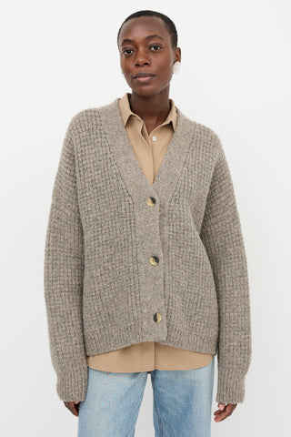 Lauren Manoogian Wool Waffle Cardigan