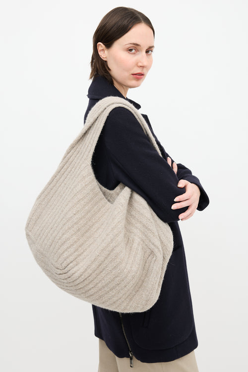 Lauren Manoogian Wool Rib Pinwheel Tote Bag