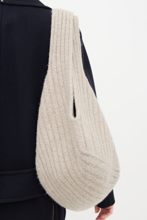 Lauren Manoogian Wool Rib Pinwheel Tote Bag