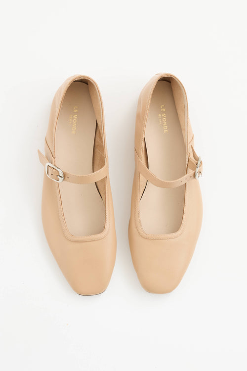 Le Monde Beryl Leather Mary Jane Flat