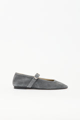 Le Monde Beryl Suede Mary Jane Flat