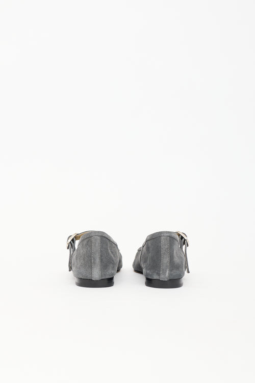 Le Monde Beryl Suede Mary Jane Flat