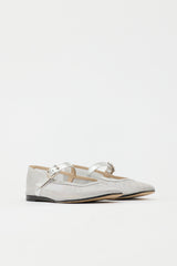 Le Monde Beryl Mesh Metallic Maryjane  Flat