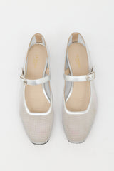 Le Monde Beryl Mesh Metallic Maryjane  Flat