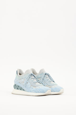 Le Silla Blue Lace Reiko Wave Sneaker