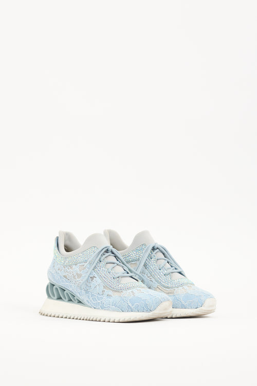 Le Silla Blue Lace Reiko Wave Sneaker