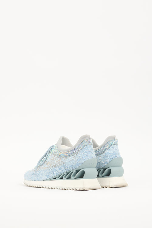 Le Silla Blue Lace Reiko Wave Sneaker