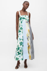 Lee Mathews Multicolour Floral & Gingham Dress