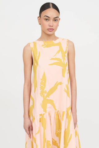 Lee Matthews Cotton Pattern Dress