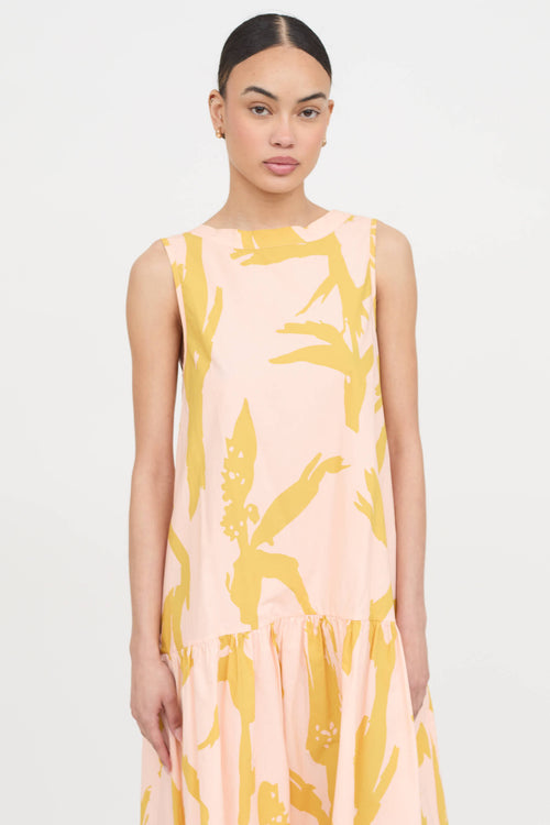 Lee Matthews Cotton Pattern Dress