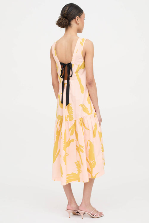 Lee Matthews Cotton Pattern Dress