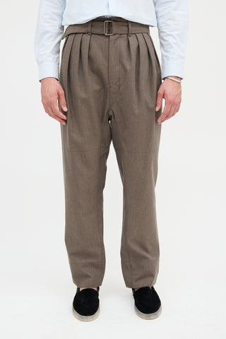 Lemaire Belted Pleated Trouser