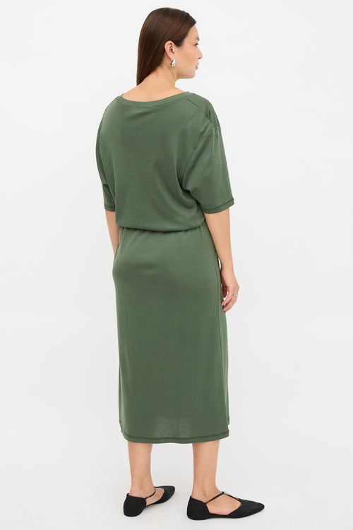 Lemaire Belted Rib T-Shirt Dress