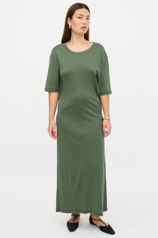 Lemaire Belted Rib T-Shirt Dress