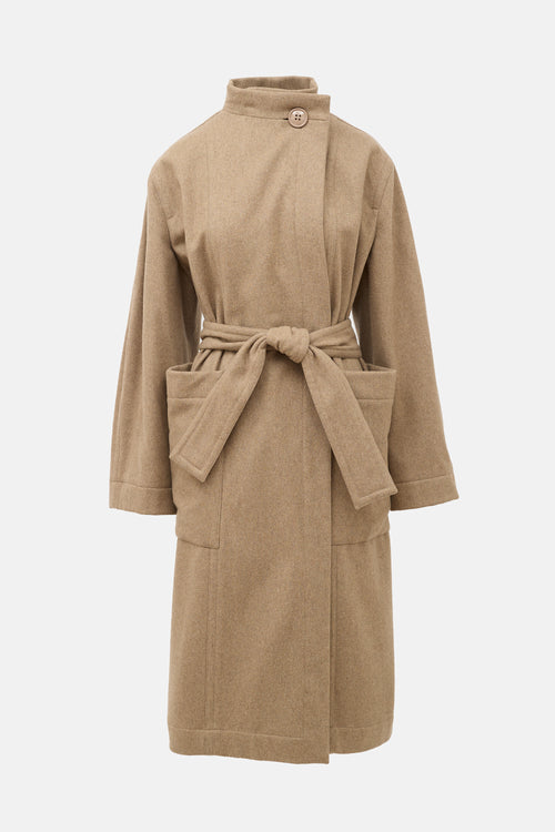 Lemaire Wool Belted Coat