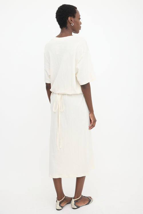 Lemaire Belted T-Shirt Dress