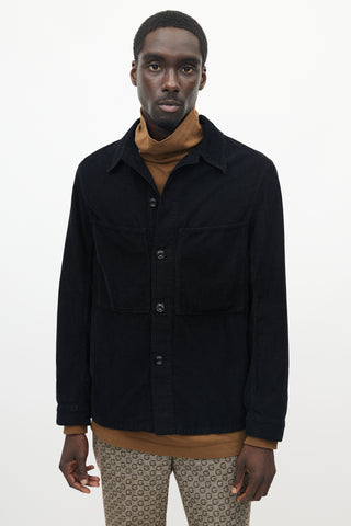 Lemaire Black Corduroy  Shirt