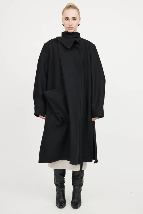 Lemaire Wool Wrap Coat