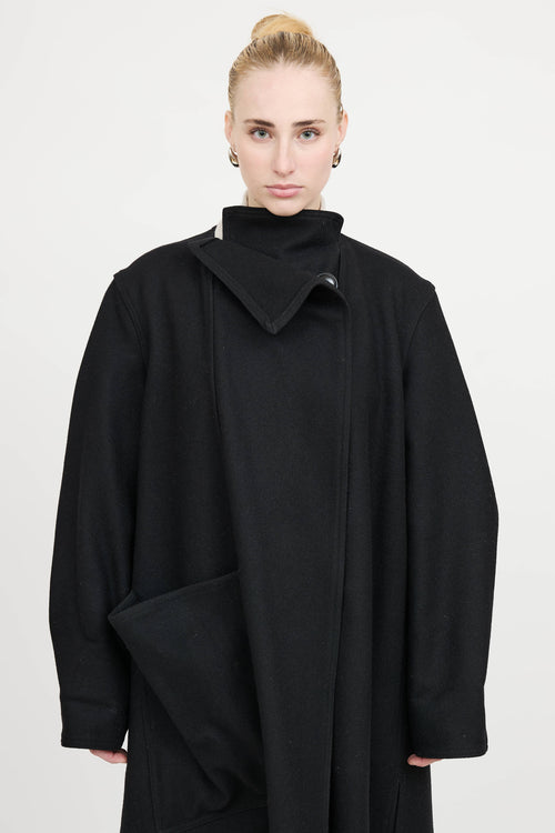 Lemaire Wool Wrap Coat