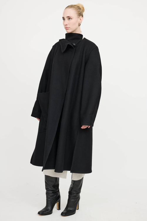 Lemaire Wool Wrap Coat