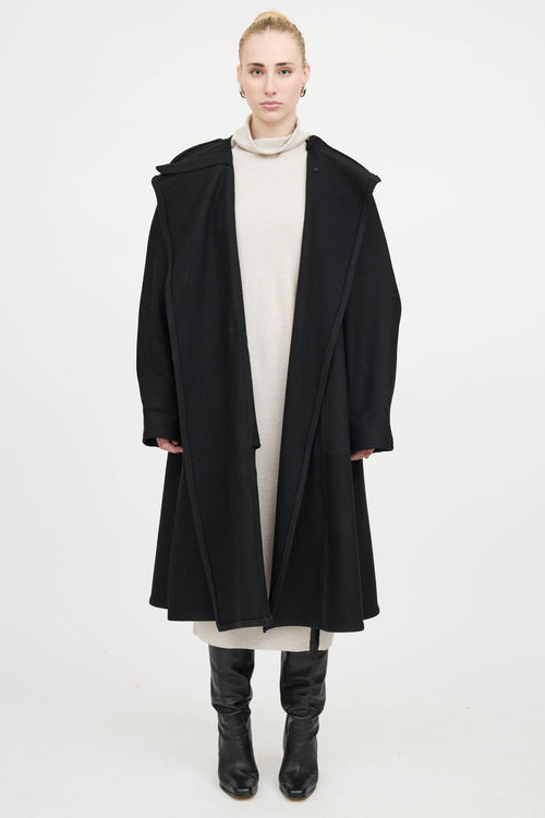 Lemaire Wool Wrap Coat