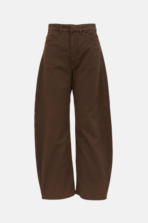 Lemaire Wide Leg Curved Jeans