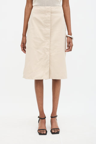 Lemaire Button Midi Skirt