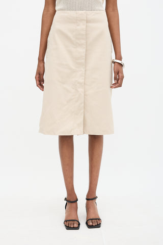 Lemaire Button Midi Skirt