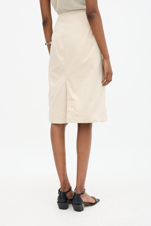 Lemaire Button Midi Skirt