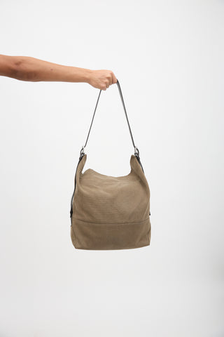 Lemaire Canvas Belted Tote Bag