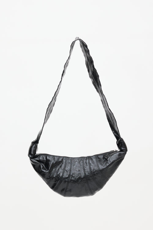 Lemaire Coated Small Croissant Bag
