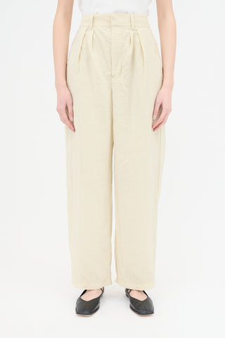 Lemaire Crinkled Pleated Trouser