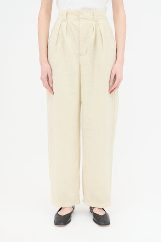 Lemaire Crinkled Pleated Trouser