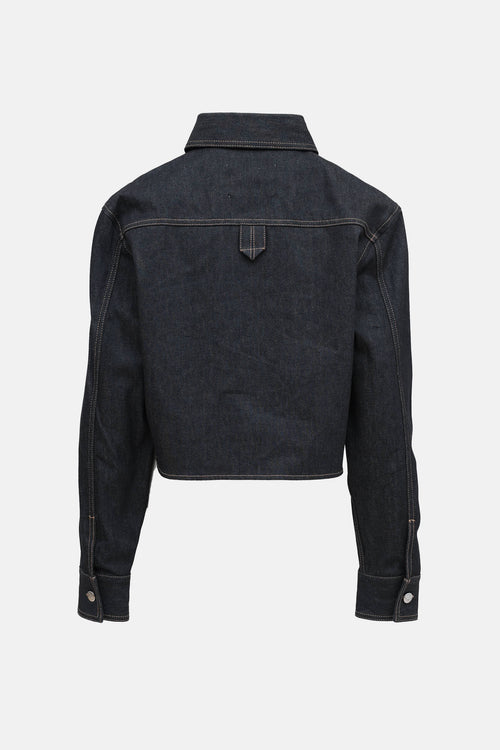 Remain Birger Christensen Cropped Denim Jacket